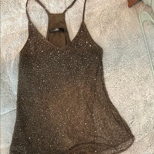 BKE Boutique Sequin Camisole